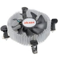 ⁨Akasa AK-CCE-7106HP system chłodzenia komputerów Procesor Chlodnica/wentylator Czarny, Srebrny⁩ w sklepie Wasserman.eu