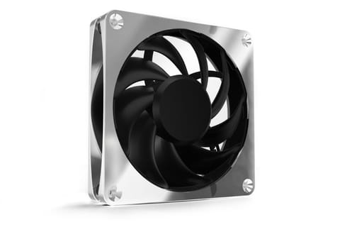 ⁨Alphacool Apex Stealth Metalowy wentylator Power Fan 120 mm, 3,000 obr./min - chrom⁩ w sklepie Wasserman.eu