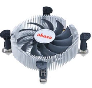 Akasa AK-CC7122BP01 Low Profile CPU Cooler - 74mm at Wasserman.eu