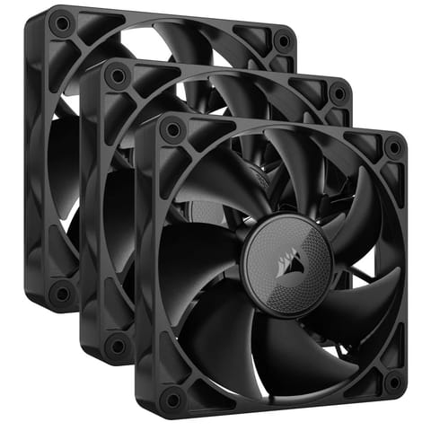 ⁨Corsair iCUE LINK RX120 Series, PWM Fan 3 Pack - 120 mm, black⁩ at Wasserman.eu