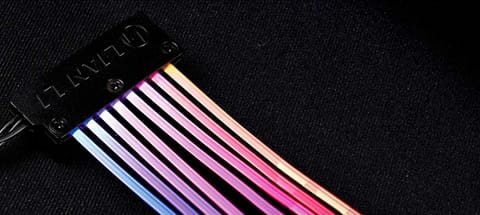 ⁨Lian Li Strimer 8-Pin RGB PCIe VGA Power Cable⁩ at Wasserman.eu