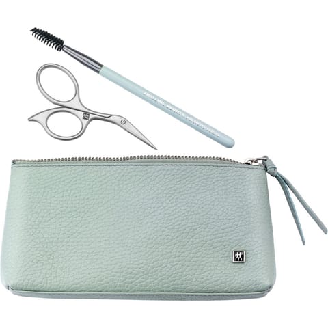 ⁨Zwilling Twinox Manicure Set – mint leather case, 3 pieces - Mint⁩ at Wasserman.eu