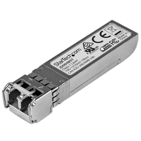 ⁨StarTech.com HP JD094B Compatible SFP+ Transceiver Module - 10GBASE-LR~HPE JD094B Compatible SFP+ Module - 10GBASE-LR - 10GbE Single Mode Fiber Optic Transceiver - 10GE Gigabit Ethernet SFP+ - LC 10km - 1310nm - DDM HPE 5900, 12500, 5500⁩ at Wasserman.eu