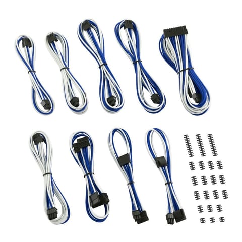 CableMod Classic ModMesh RT Zestaw ASUS/Seasonic/Phanteks - biały/niebieski w sklepie Wasserman.eu