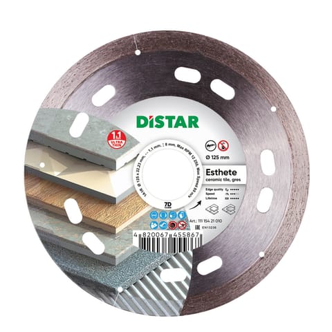 ⁨Diamentowa tarcza Distar 125 1A1R Esthete⁩ w sklepie Wasserman.eu