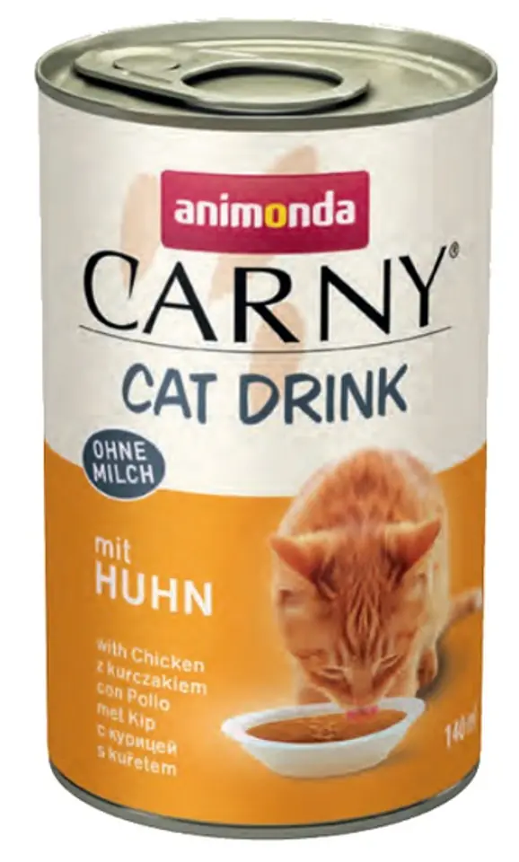 ⁨Animonda Carny Cat Drink napój z kurczakiem 140ml⁩ w sklepie Wasserman.eu