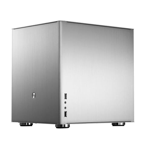 ⁨Obudowa Jonsbo V4 Micro-ATX Cube - srebrna⁩ w sklepie Wasserman.eu