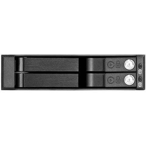 SilverStone SST-FS202B 3.5 inch hot-swap for 2x 2.5 inch HDD/SSD at Wasserman.eu