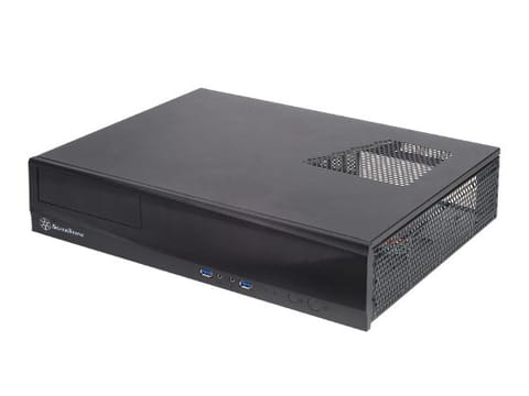 ⁨Futerał SilverStone SST-ML03B Milo HTPC - czarny⁩ w sklepie Wasserman.eu