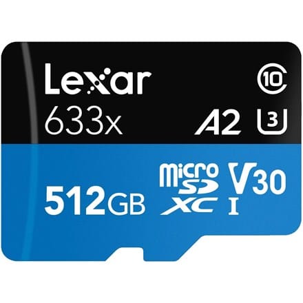 ⁨MEMORY MICRO SDXC 512GB UHS-I/W/ADAPTER LSDMI512BB633A LEXAR⁩ w sklepie Wasserman.eu