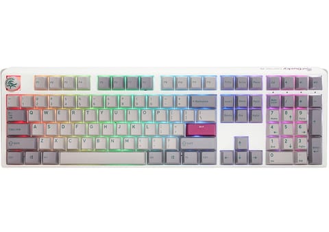 ⁨Ducky One 3 Mist Grey Gaming Keyboard, RGB LED - MX-Blue (US)⁩ at Wasserman.eu