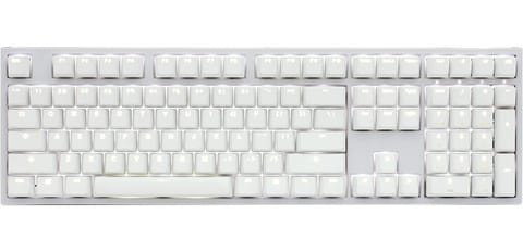 ⁨Ducky ONE 2 White Edition klawiatura Uniwersalne USB Niemiecki Biały⁩ w sklepie Wasserman.eu