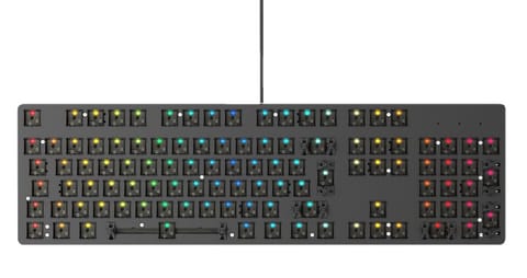 ⁨Glorious GMMK Full-Size Keyboard - Barebones, ISO Layout⁩ at Wasserman.eu