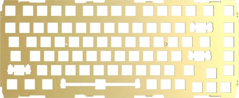 ⁨Glorious GMMK Pro 75% Switch Plate - Brass, ISO⁩ at Wasserman.eu