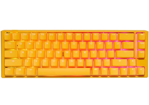 ⁨Ducky One 3 Yellow SF klawiatura Gaming USB QWERTY US English Żółty⁩ w sklepie Wasserman.eu