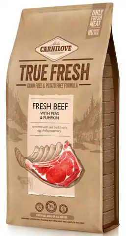 ⁨Carnilove Dog True Fresh Beef Adult - wołowina 11,4kg⁩ w sklepie Wasserman.eu