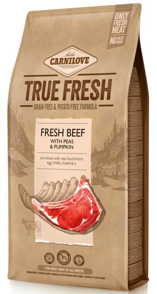 ⁨Carnilove Dog True Fresh Beef Adult - wołowina 11,4kg⁩ w sklepie Wasserman.eu