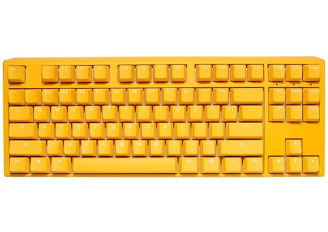 ⁨Klawiatura gamingowa Ducky One 3 Yellow TKL, RGB LED - MX-Red (US)⁩ w sklepie Wasserman.eu