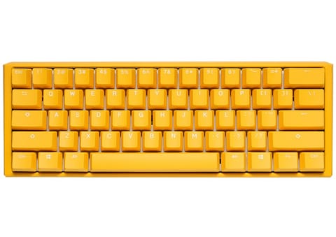 ⁨Ducky One 3 Żółta Mini Klawiatura Gamingowa, RGB LED - MX-Speed-Silver (US)⁩ w sklepie Wasserman.eu