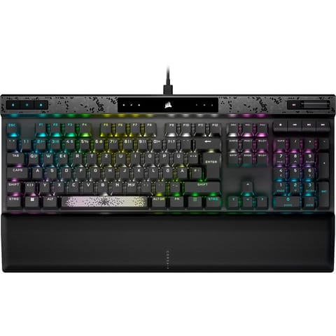 ⁨Corsair K70 MAX klawiatura Gaming USB Niemiecki Czarny⁩ w sklepie Wasserman.eu