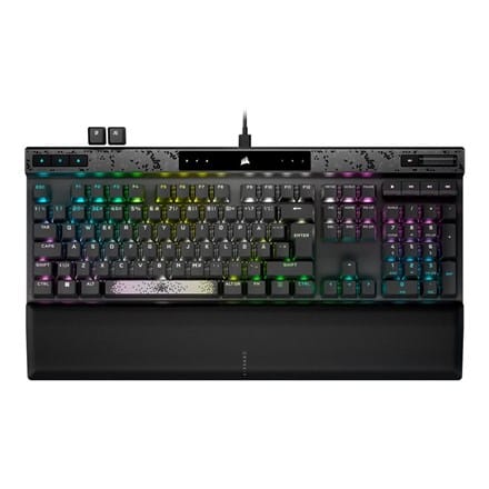 ⁨Corsair K70 MAX klawiatura Gaming USB US English Czarny⁩ w sklepie Wasserman.eu