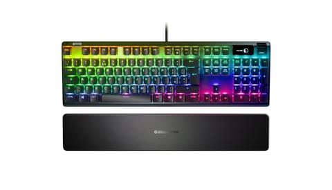 ⁨Klawiatura gamingowa SteelSeries Apex Pro, przełączniki OmniPoint – czarna⁩ w sklepie Wasserman.eu