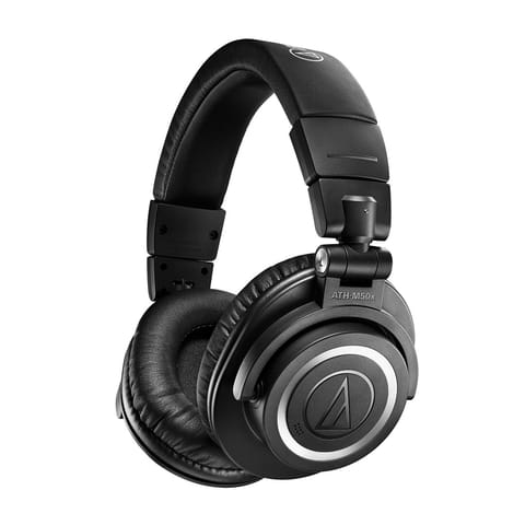 ⁨Audio-Technica ATH-M50XBT2 słuchawki/zestaw słuchawkowy Bezprzewodowy Opaska na głowę Muzyka Bluetooth Czarny⁩ w sklepie Wasserman.eu