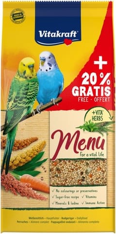 ⁨VITAKRAFT Menu Vital - food for budgerigar - 1kg + 20%⁩ at Wasserman.eu