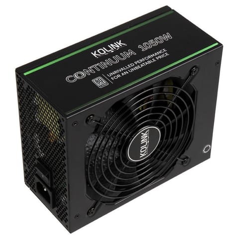 ⁨Kolink Continuum 1050W power supply unit 20+4 pin ATX ATX Black⁩ at Wasserman.eu