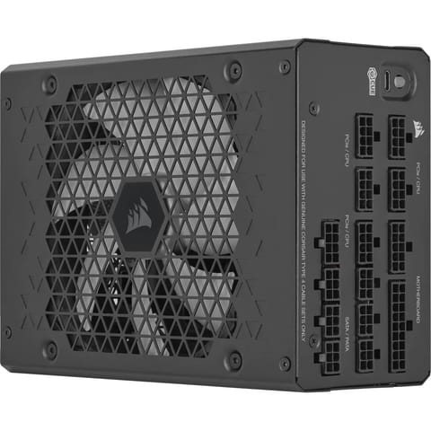 ⁨Corsair HXi Series HX1200i Power Supply 80 PLUS Platinum, ATX 3.0, PCIe 5.0 - 1200 Watt, black⁩ at Wasserman.eu