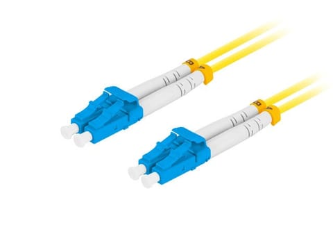⁨Fiber optic patchcord Sm Lc/Upc-Lc/Upc Duplex 3.0Mm 3M yellow⁩ at Wasserman.eu