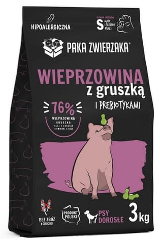 ⁨Paka Zwierzaka Seventh Heaven Wieprzowina z gruszką S 3kg⁩ w sklepie Wasserman.eu