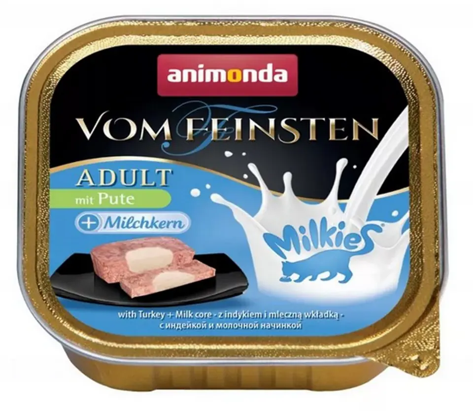 ⁨Animonda vom Feinsten Milkies Cat Indyk + Mleko tacka 100g⁩ w sklepie Wasserman.eu