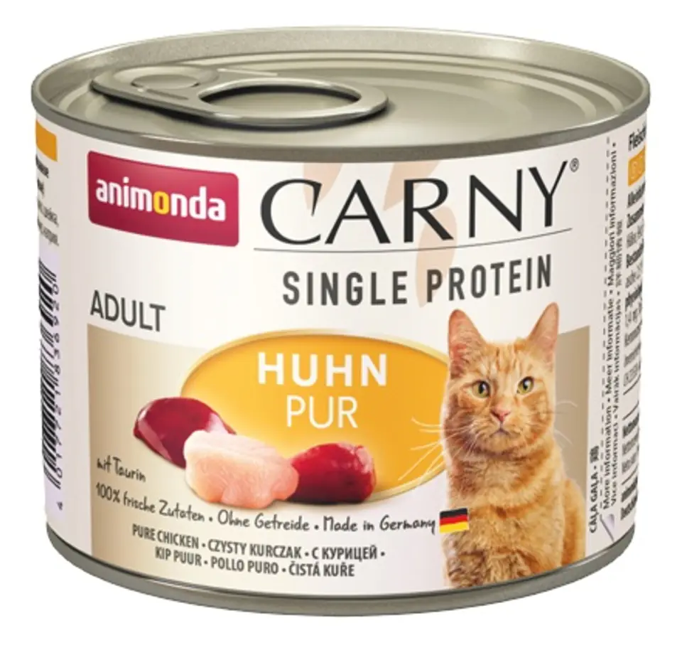 ⁨Animonda Carny Single Protein Adult Chicken Can 200g⁩ at Wasserman.eu