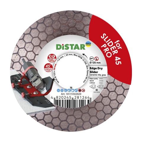 ⁨Diamentowa tarcza Distar 125x30 Edge Dry Slider⁩ w sklepie Wasserman.eu