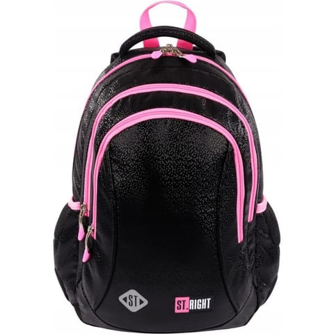 ⁨3-compartment backpack ST. RIGHT BP-26 Black Glitter⁩ at Wasserman.eu