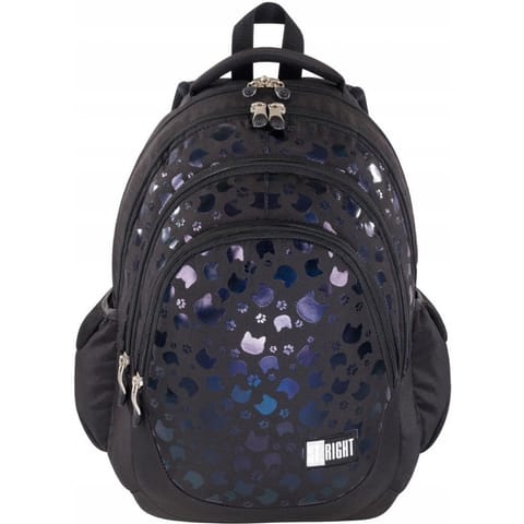 ⁨4-compartment backpack ST. RIGHT BP-06 black Cats⁩ at Wasserman.eu