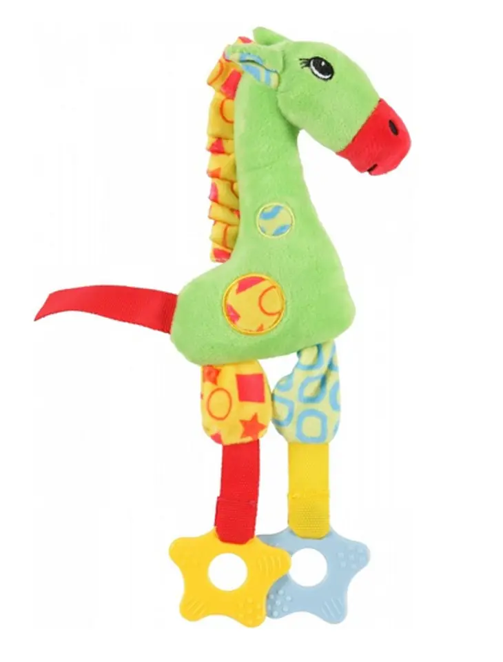 ⁨Zolux Zabawka pluszowa dla szczeniąt żyrafa zielona [480078VER]⁩ w sklepie Wasserman.eu