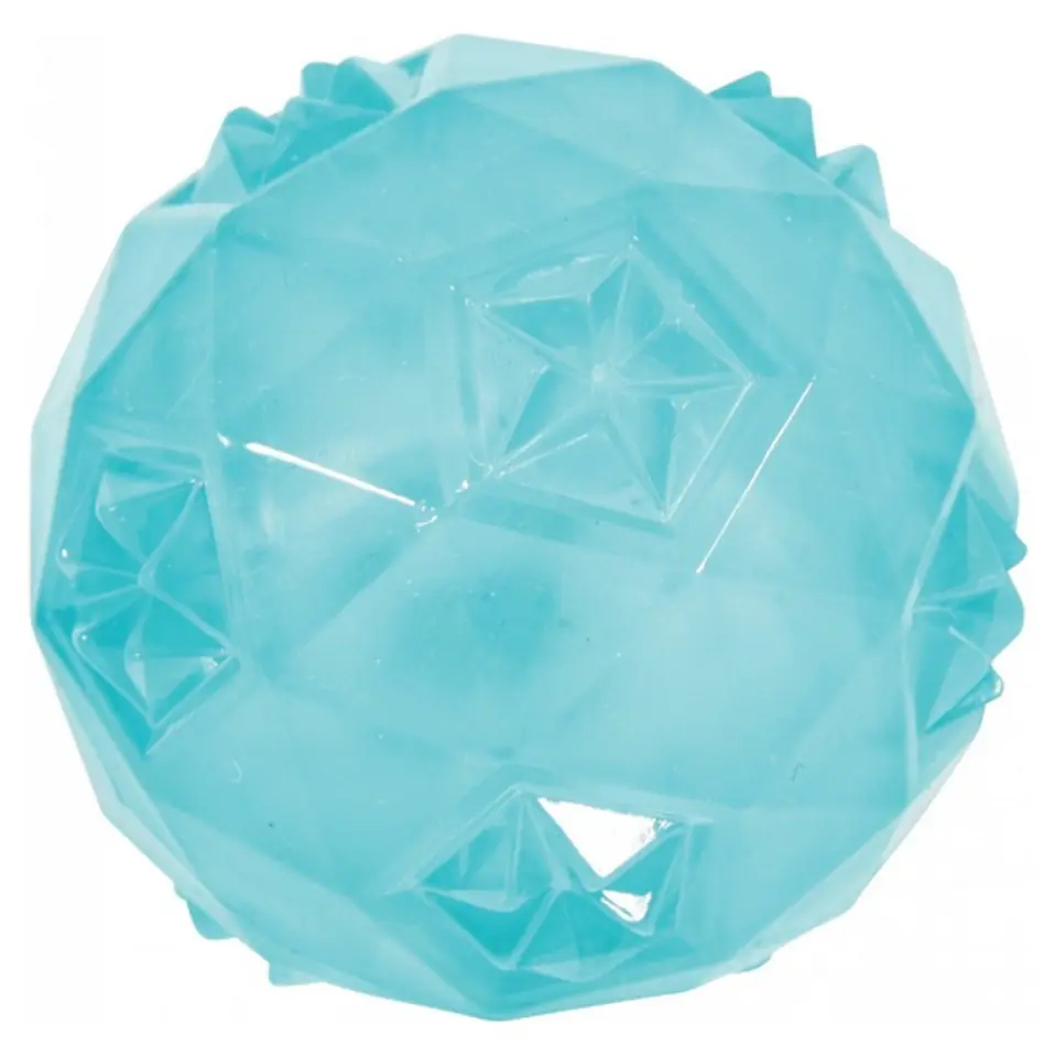 ⁨Zolux Toy TPR POP Ball 7,5cm turquoise [479075TUR]⁩ at Wasserman.eu