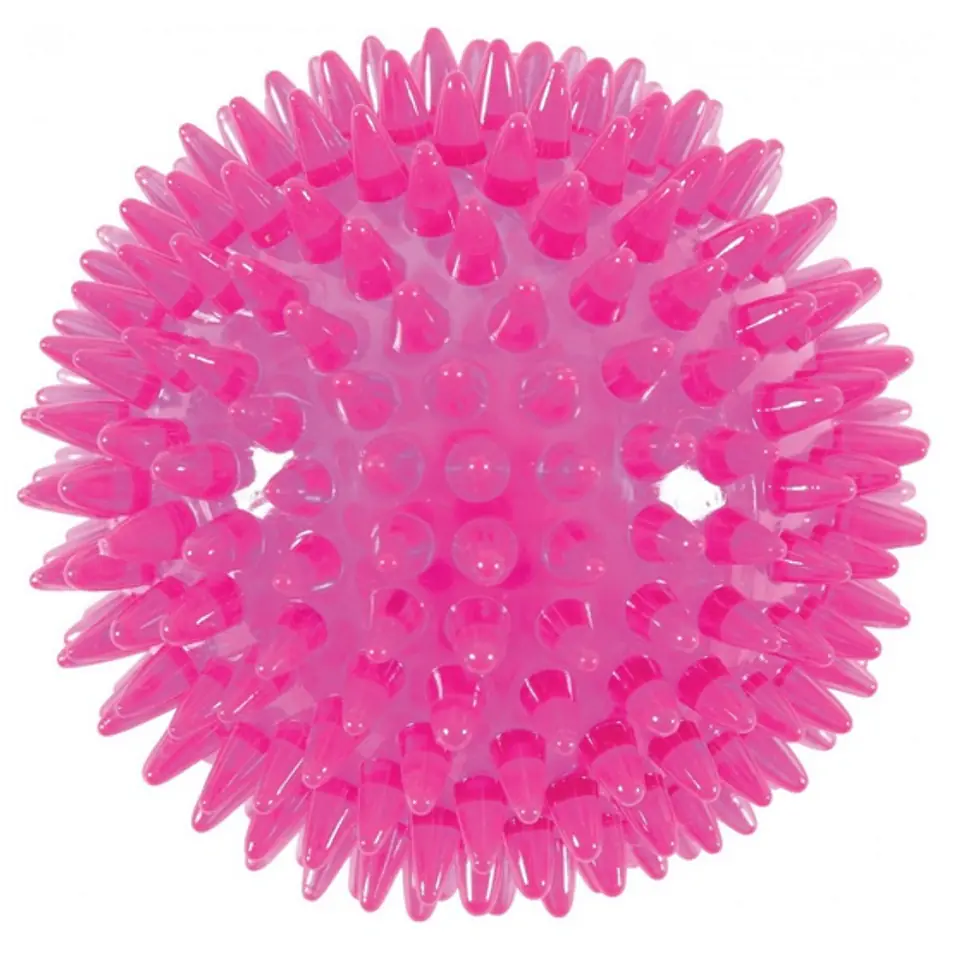 ⁨Zolux Toy TPR POP Ball with spikes 8cm pink [479070FRA]⁩ at Wasserman.eu