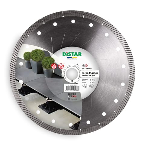 ⁨Diamentowa tarcza tnąca Distar 1A1R 230x22,23 Gres Master⁩ w sklepie Wasserman.eu