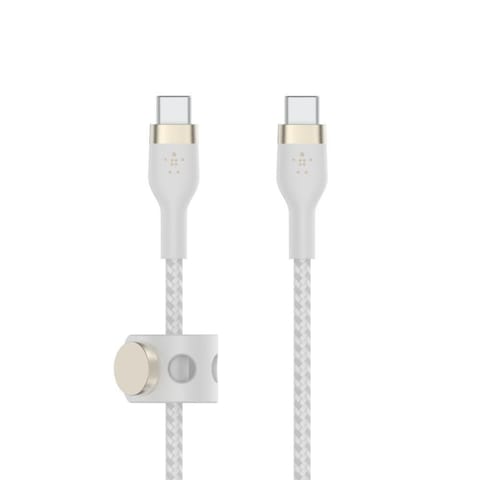 ⁨Belkin BOOST↑CHARGE PRO Flex USB cable USB 2.0 2 m USB C White⁩ at Wasserman.eu