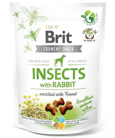 ⁨Brit Care Hund Crunchy Cracker Insekt & Kaninchen 200g⁩ im Wasserman.eu