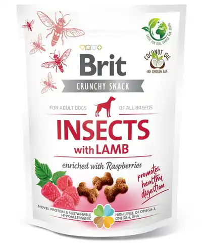 ⁨Brit Care Dog Crunchy Cracker Insect & Lamb 200g⁩ at Wasserman.eu