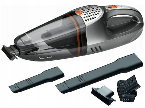 ⁨Clatronic AKS 832 handheld vacuum Black, Stainless steel, Transparent Bagless⁩ at Wasserman.eu