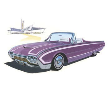 Model Plastikowy Do Sklejania AMT (USA) - 1962 Ford Thunderbird w sklepie Wasserman.eu