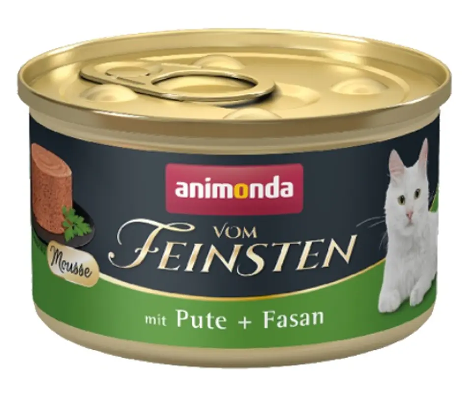 ⁨Animonda vom Feinsten Cat Adult Mus Indyk + Bażant puszka 85g⁩ w sklepie Wasserman.eu