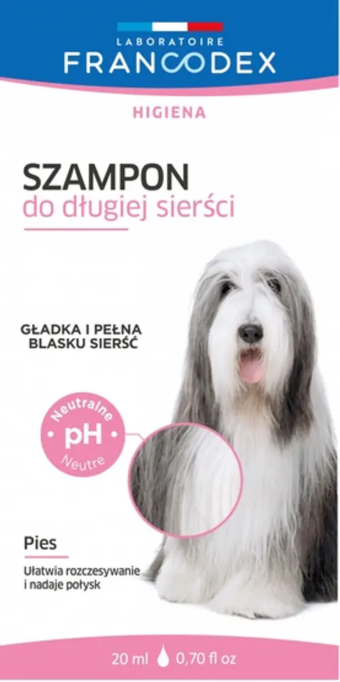 Francodex Szampon do długiej sierści saszetka 20ml w sklepie Wasserman.eu