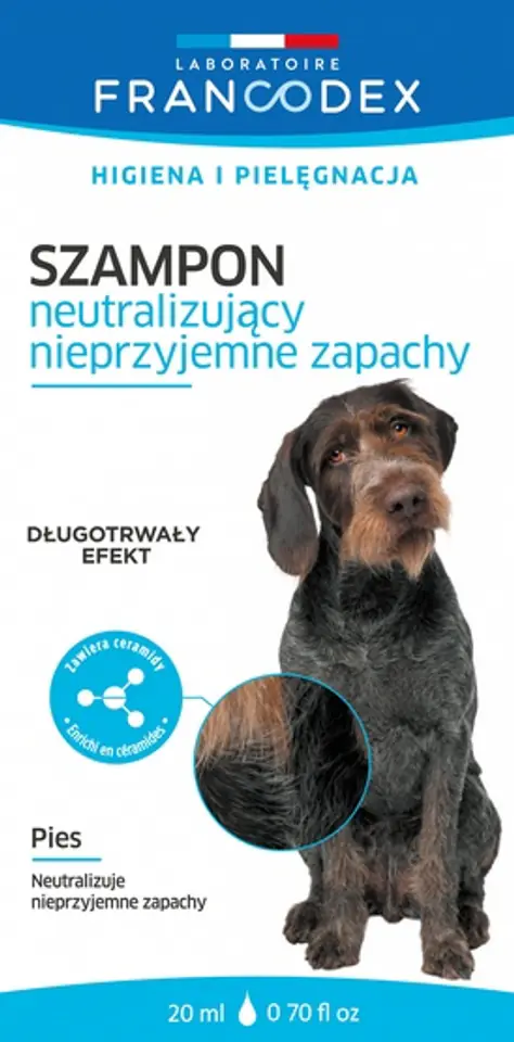 Francodex Szampon neutralizujący zapachy saszetka 20ml w sklepie Wasserman.eu