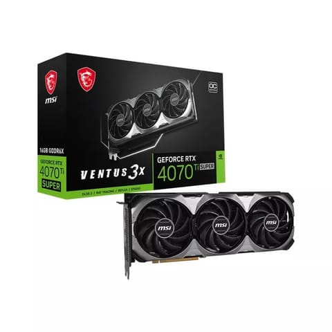 ⁨Karta graf. MSI RTX 4070 Ti SUPER 16G VENTUS 3X OC⁩ w sklepie Wasserman.eu